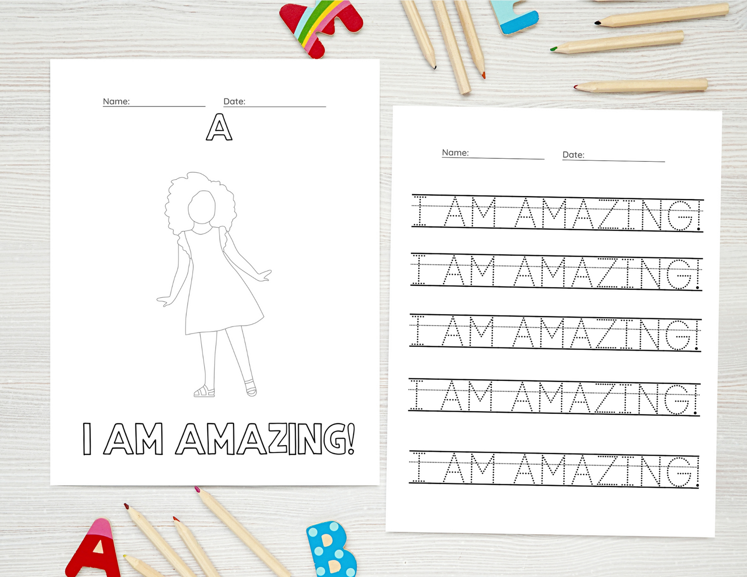 Alphabet Affirmation Workbook