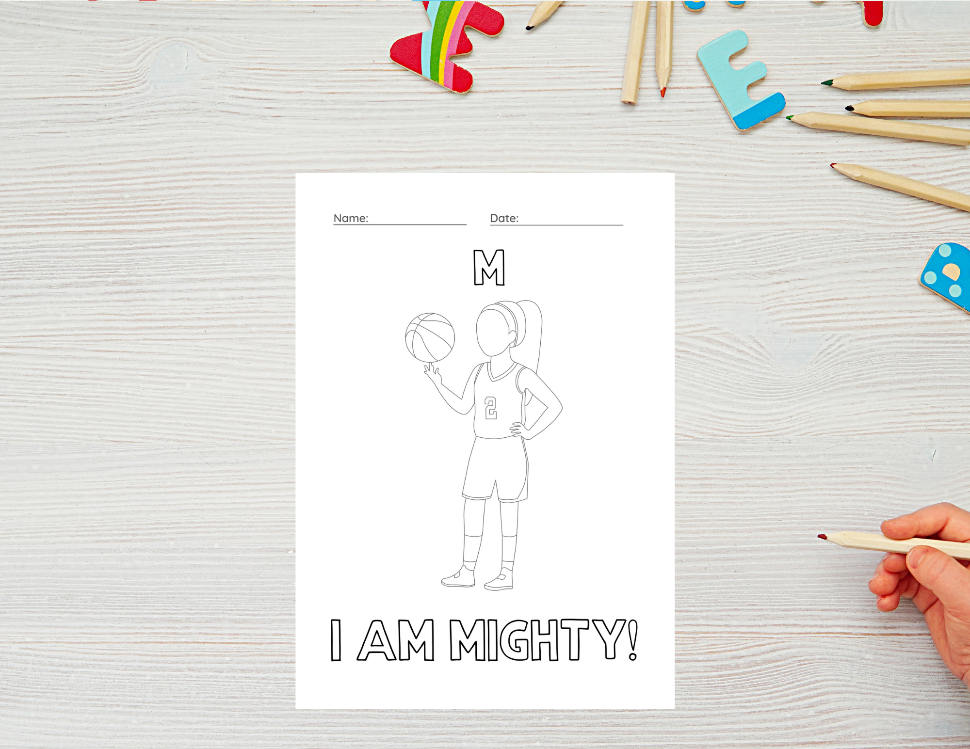Alphabet Affirmation Digital Workbook