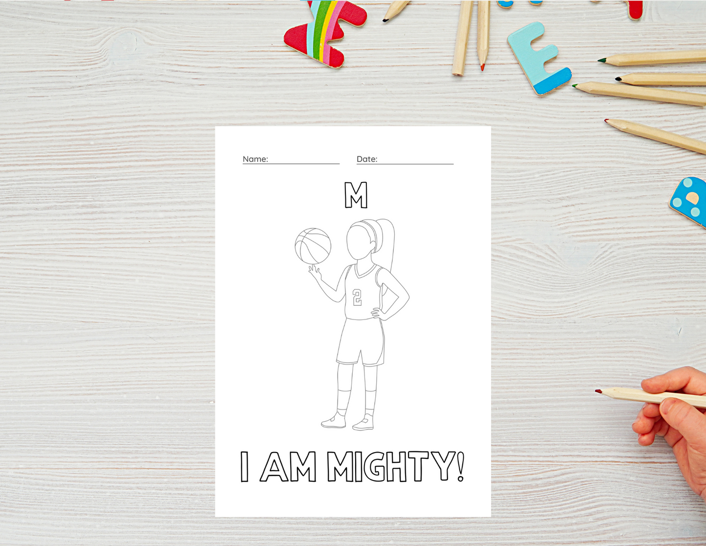 Alphabet Affirmation Digital Workbook